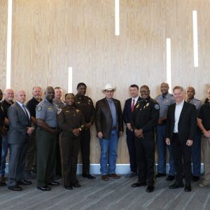 Ag Commissioner Andy Gipson, joined by multiple local and state law enforcement agencies, provided updates on new online ticketing options, new attractions and security measures for the upcoming Mississippi State Fair taking place October 3-14, 2024.