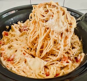 cp chicken spaghetti
