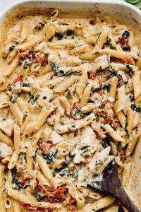 chicken pasta bake