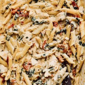 chicken pasta bake