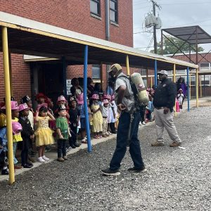 firefighter in gear