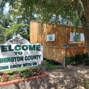 welcome sign