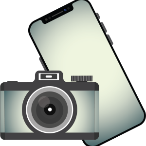 Camera, smartphone vectors