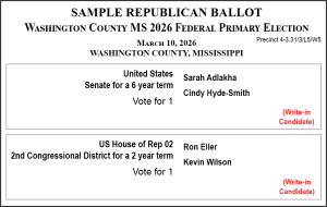 Republican Ballot