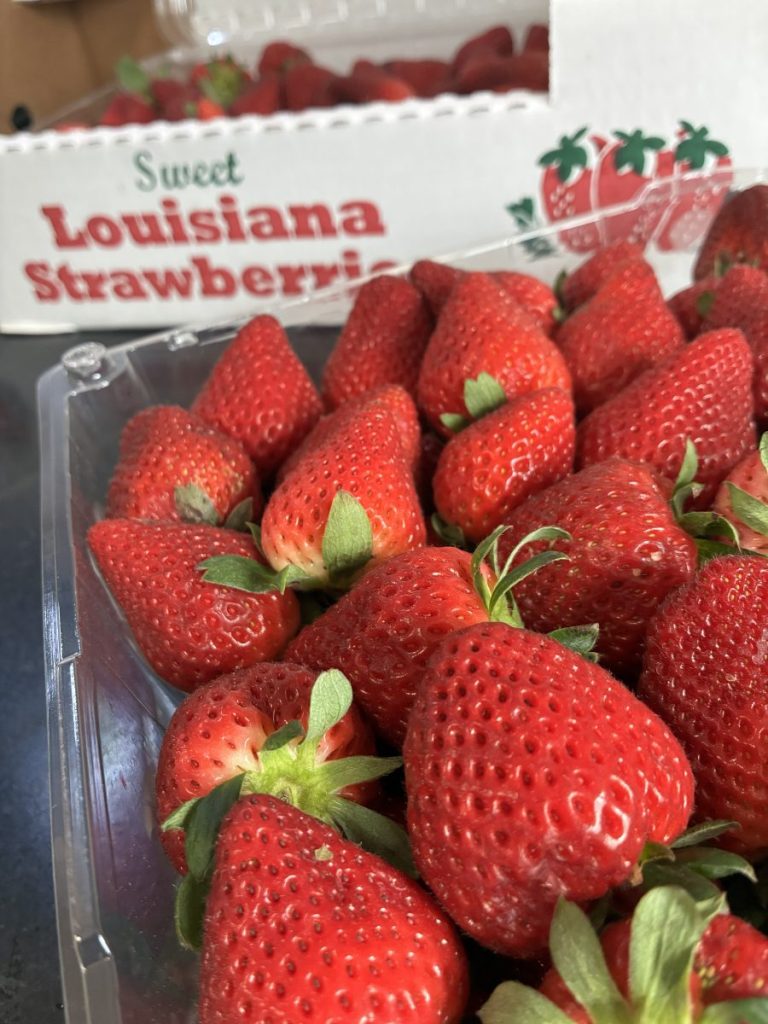 fresh strawberries