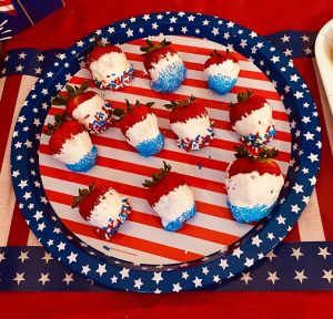 Dipped strawberries