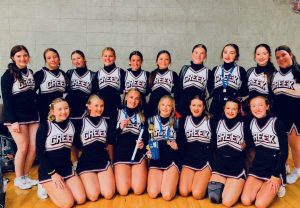 Cheerleader group photo