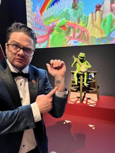author and Kermit