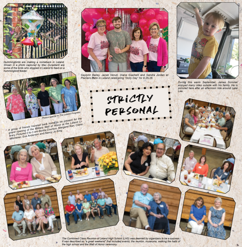 Strictly Personal photo page spread