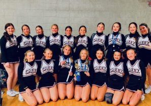 Cheerleader group photo
