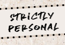 Strictly Personal photo page spread
